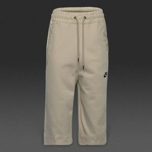NEW Women's Medium NIKE TECH PACK Active Capri Yoga Casual Fleece Pants Cream 83